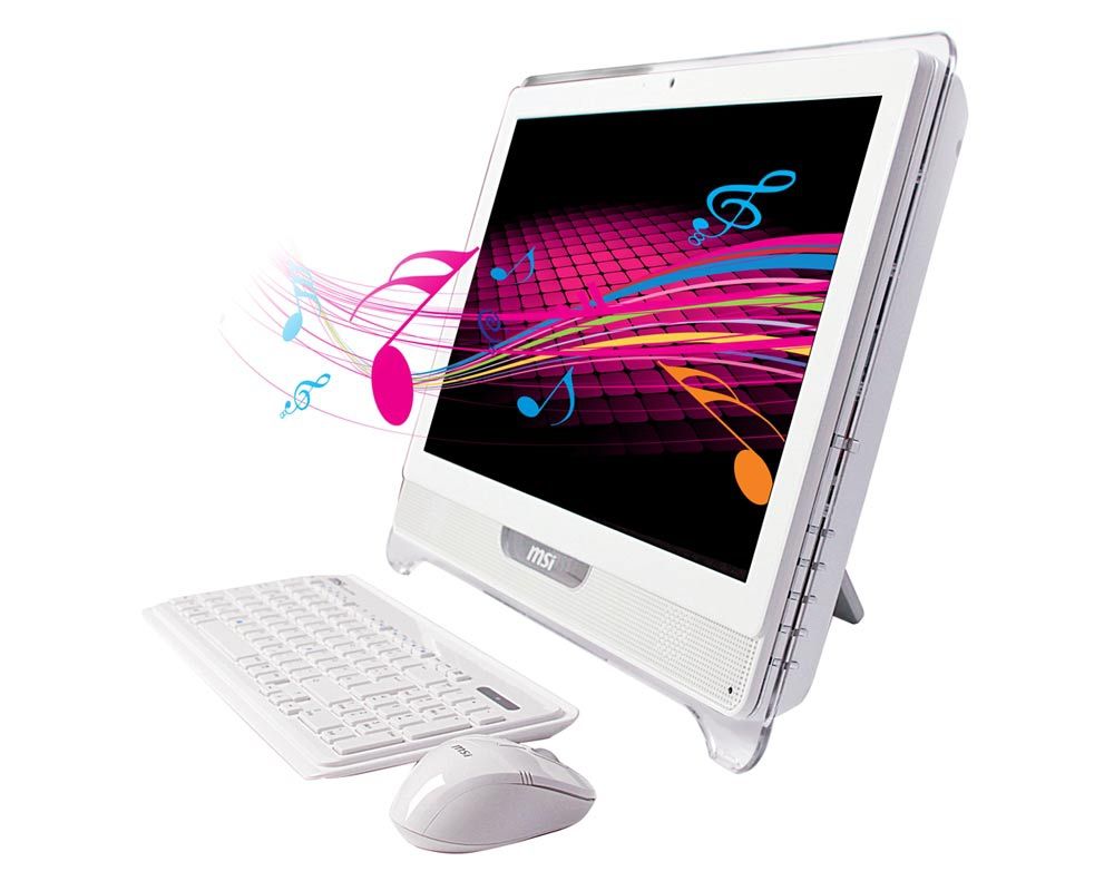 MSI AE2260-031NL All-in-One PC/workstation 54.6 cm (21.5") 1920 x 1080 pixels Touchscreen 4 GB DDR3-SDRAM 640 GB AMD Mobility Radeon HD 5430 Windows 7 Home Premium White