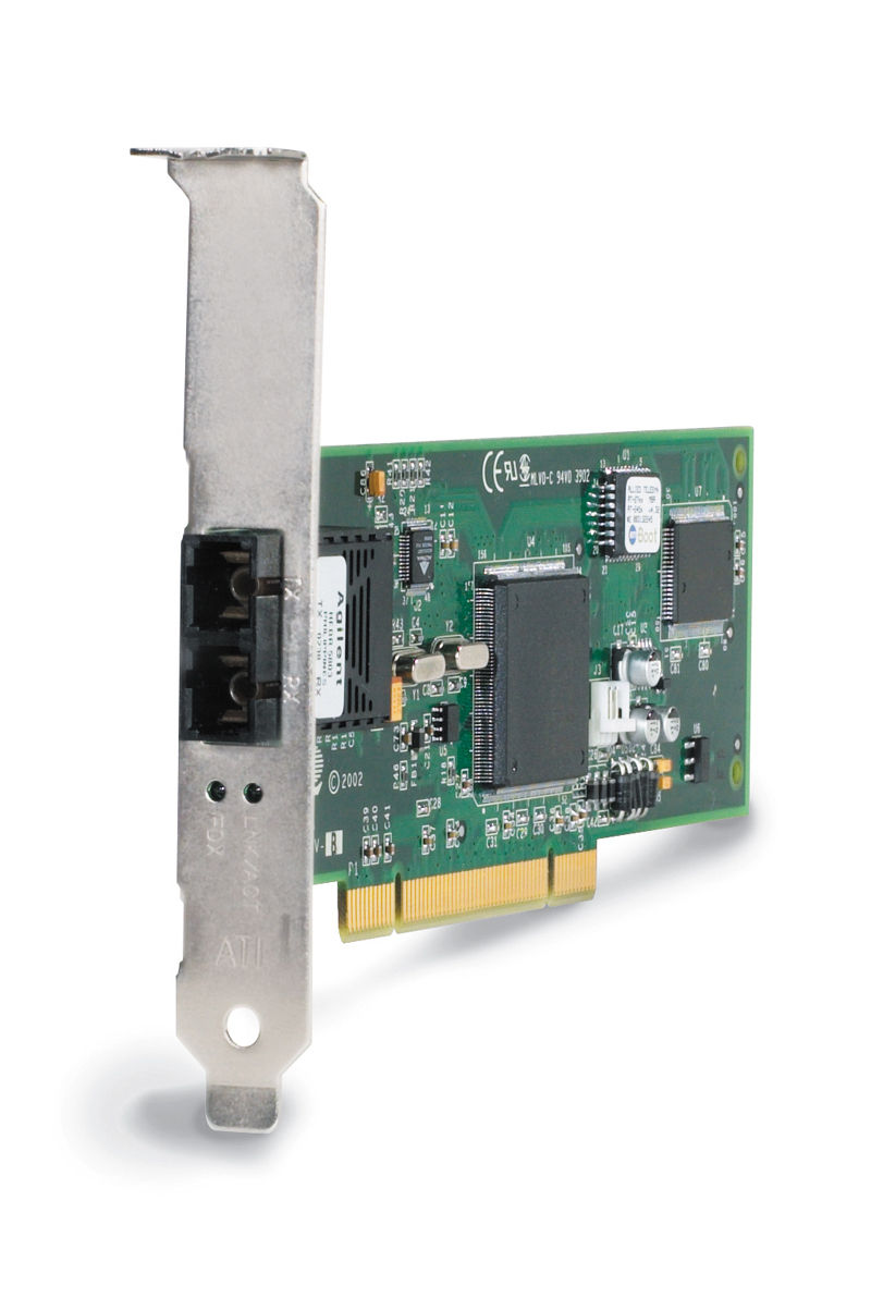 Allied Telesis 100Mbps Fast Ethernet Fiber Network Interface Cards (ST), Bulk Internal 100 Mbit/s