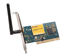 NETGEAR NIC ENet 54Mbit Wless PCI Card 54 Mbit/s