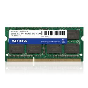 ADATA 4GB PC3-10600 memory module 1 x 4 GB DDR3 204-pin SO-DIMM