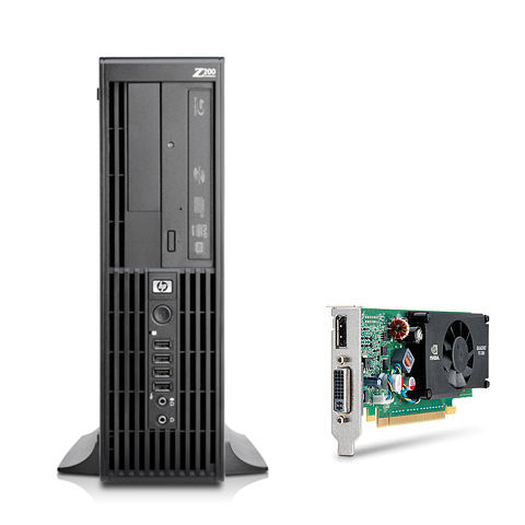 HP Z200 SFF + NVIDIA Quadro FX 380 LP Intel® Core™ i3 i3-540 2 GB DDR3-SDRAM Windows 7 Professional Workstation