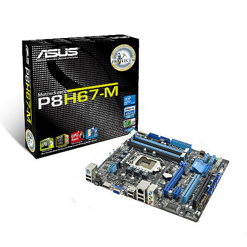 ASUS P8H67-M LGA 1155 (Socket H2) micro ATX
