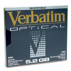 Verbatim 5.25" 5.2Gb ReWritable MO Disk Magneto optical disk