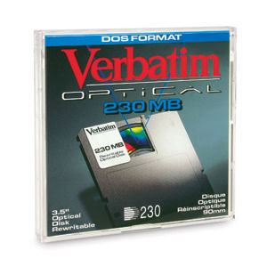 Verbatim 3.5" 230Mb ReWritable MO Disk Magneto optical disk