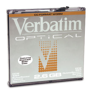Verbatim 5,25" 2.6Gb Write-Once MO Disk Magneto optical disk