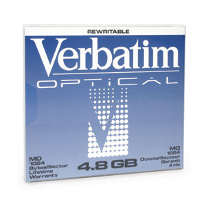 Verbatim 5.25" 4.8Gb ReWritable MO Disk Magneto optical disk