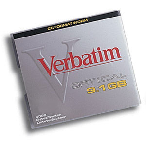 Verbatim 5,25" 9,1Gb MO Disk Magneto optical disk