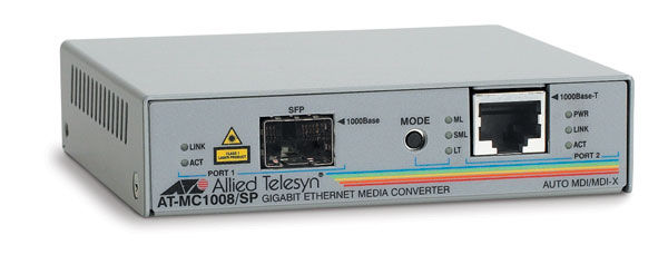 Allied Telesis 1000T Gigabit Ethernet to fiber SFP converter network media converter 1000 Mbit/s