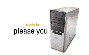 Fujitsu SCALEO 600 P4-2.5G Intel® Pentium® 4 0.5 GB 80 GB PC