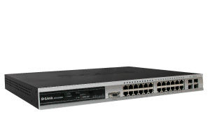 D-Link DES-3828DC xStack 28-Port Layer3 Virtual Stack Managed Black
