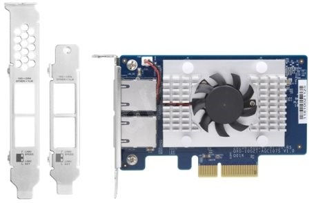 QNAP QXG-10G2T-107 network card 100 Mbit/s