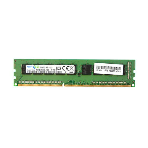 733019-581 - HP 4GB DDR3 1600MHz CL11 ECC UDIMM Memory Module
