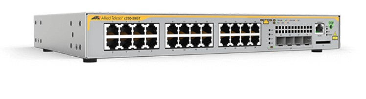 Allied Telesis AT-X230-28GT network switch Managed L2+/L3 Gigabit Ethernet (10/100/1000) Grey