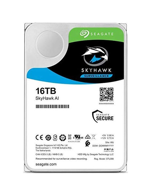 Seagate SkyHawk AI internal hard drive 16 TB 256 MB 3.5" Serial ATA III