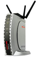 Buffalo Wireless-N Nfiniti™ Broadband Router & Access Point wireless router Silver