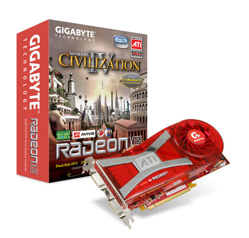 GIGABYTE GV-RX195X512VB-RH graphics card GDDR4
