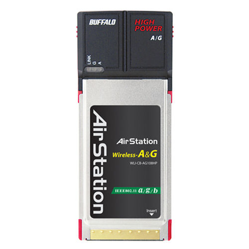 Buffalo Wireless-A&G MIMO Performance Notebook Adapter 54 Mbit/s