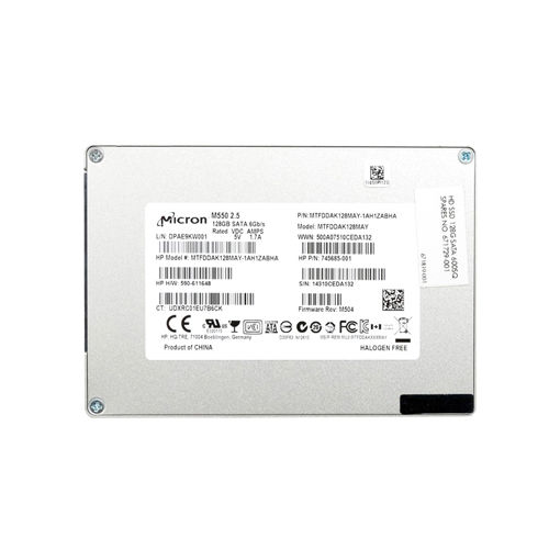745685-001 - HP 128GB 2.5 inch MLC 6Gb/s SATA Solid State Drive