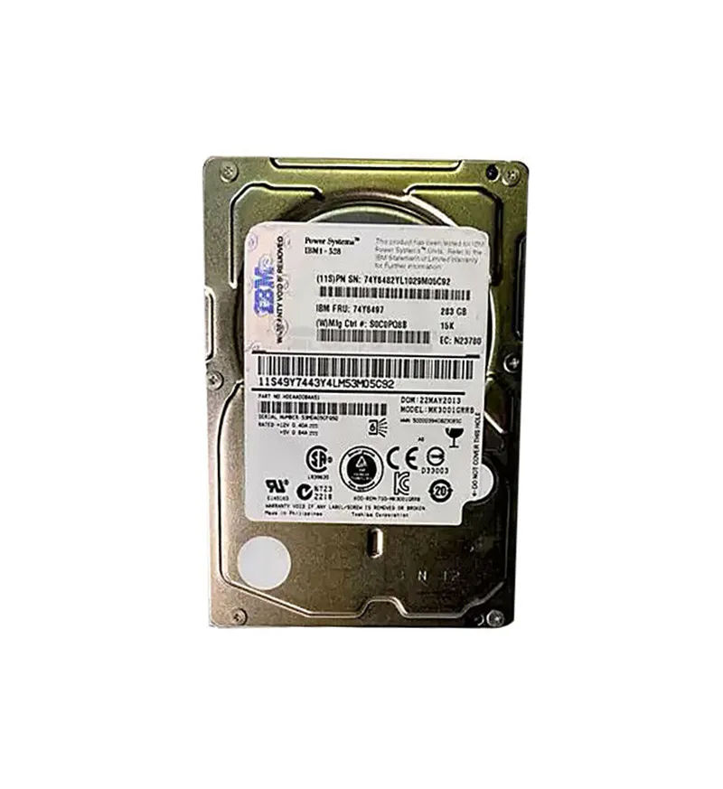 74Y6482 - IBM 283GB SAS 15000RPM 2.5-Inch Hard Drive