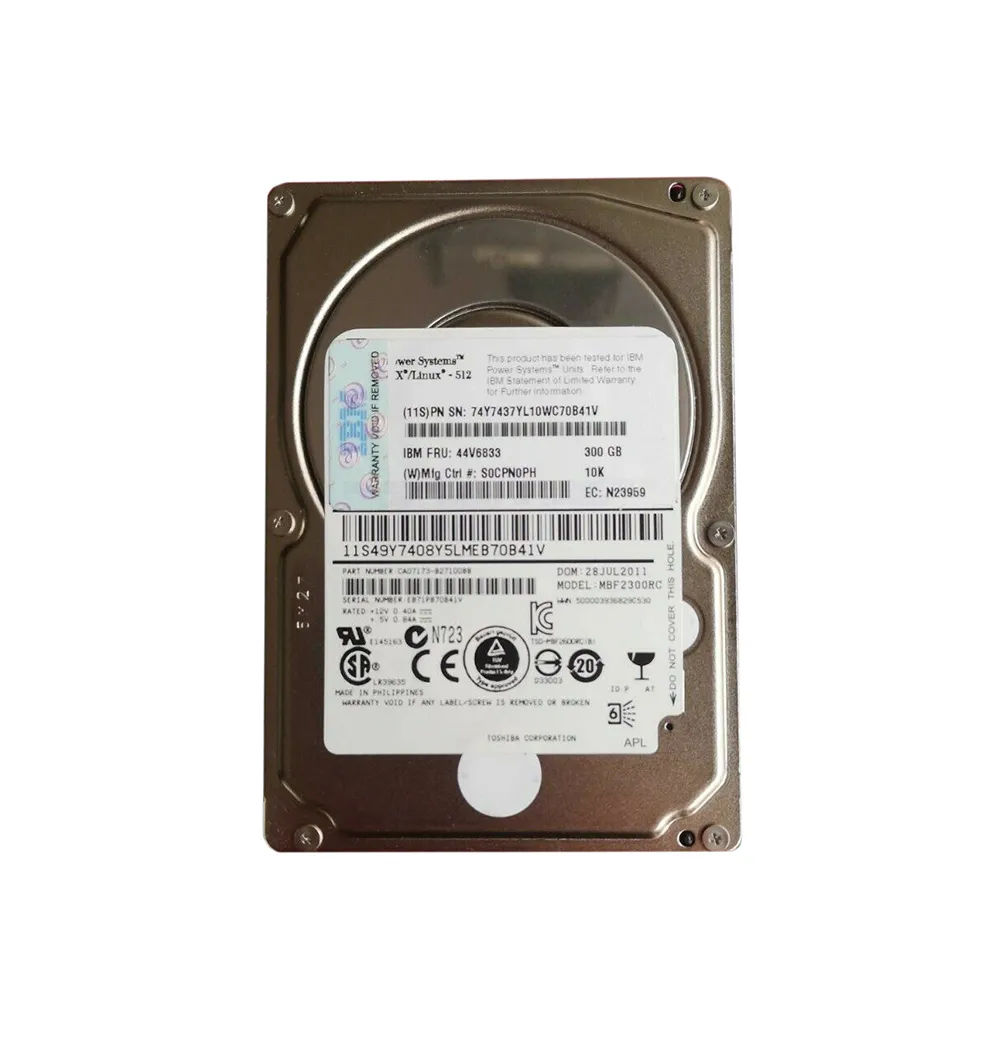 74Y7437 - IBM 300GB SAS 10000RPM 2.5-Inch Hard Drive