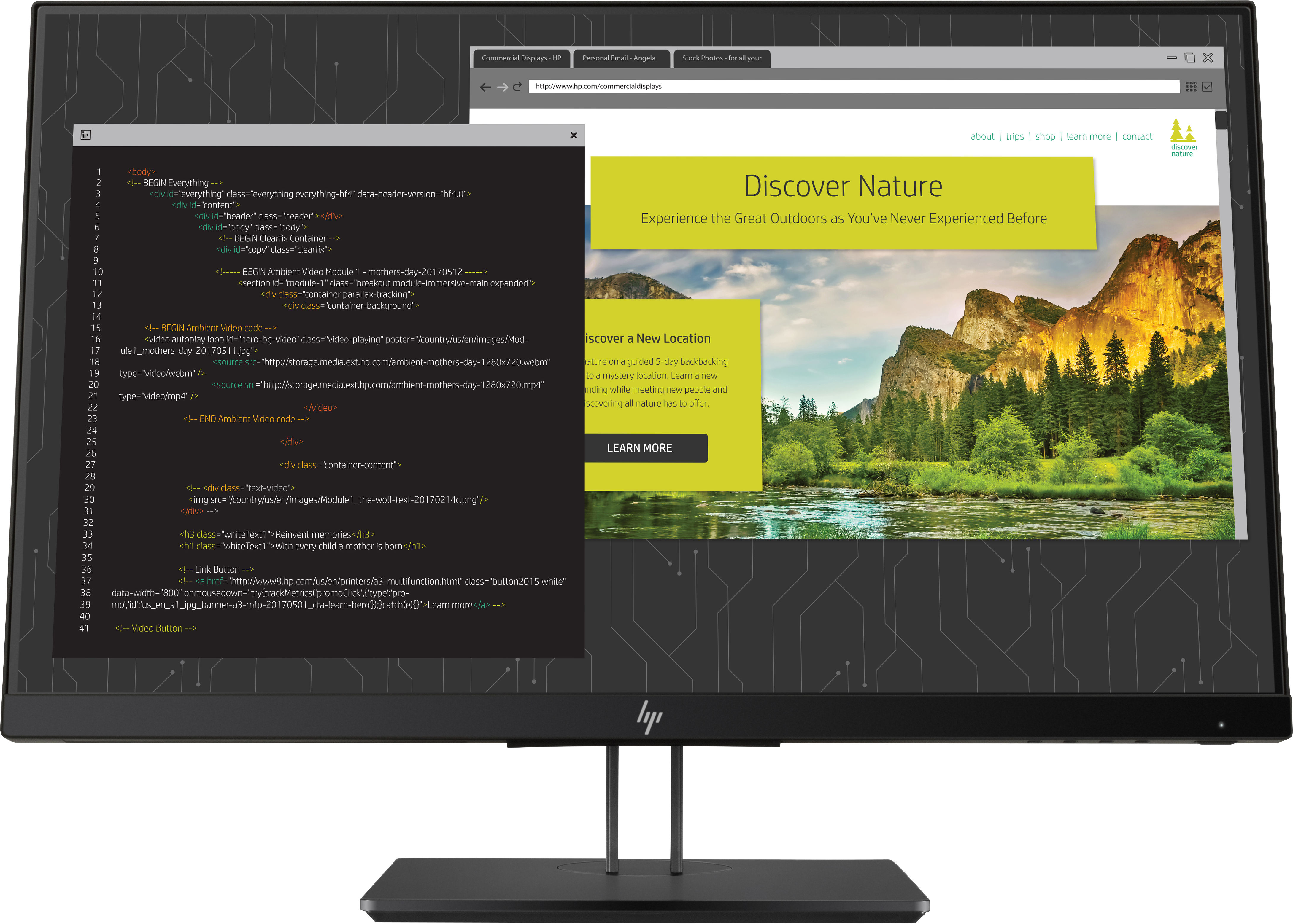 HP Z24nf G2 computer monitor 60.5 cm (23.8") 1920 x 1080 pixels Full HD LED Black
