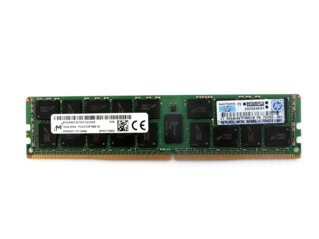 752369-081 - HPE 16GB DDR4 2133MHz ECC 288-Pin 1.2V RDIMM Memory