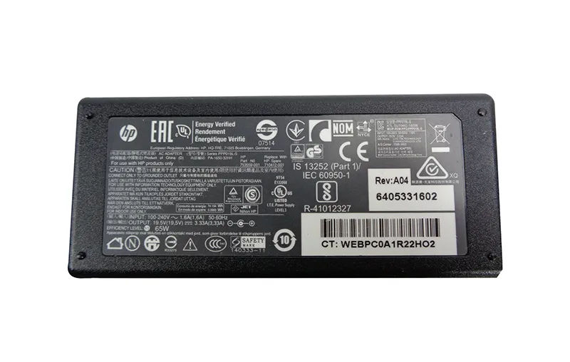 753559-001 - HP 65-Watts 19.5V 3.33A Power Adapter
