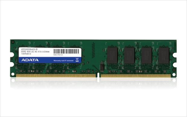 ADATA AD2U800B2G6-B memory module 2 GB 1 x 2 GB DDR2 240-pin DIMM