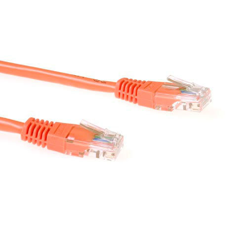 ACT Orange 20 meter U/UTP CAT6 patch cable with RJ45 connectors