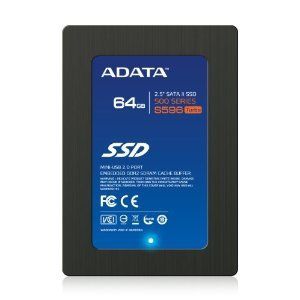 ADATA S596 external hard drive 64 GB 2.5" Black