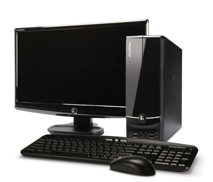 Acer eMachines EL1600-1D7Z OB 20"E Intel Atom® 230 1 GB DDR2-SDRAM 160 GB Intel® GMA 950 Windows XP Home Edition SFF PC Black