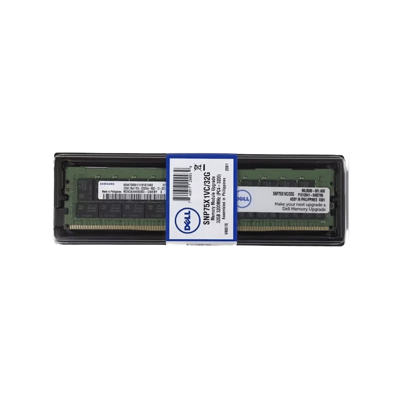 75X1V - Dell 32GB DDR4 3200MHz ECC RDIMM Memory Module