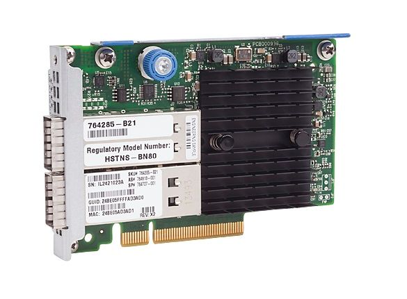 HPE 764737-001 10Gb 40Gb 2-port InfiniBand Adapter