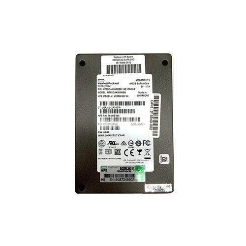 764913-004 - HPE 800GB 2.5 inch MLC 6Gb/s SATA Solid State Drive