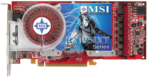 MSI RX1950XT-VT2D256E-HD 256MB GDDR3 PCI-Expressx16 256bit 2xDVI