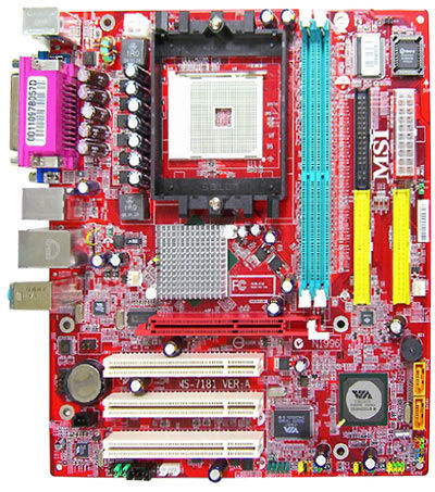 MSI K8MM3-V VIA K8M800 Socket 754 micro ATX