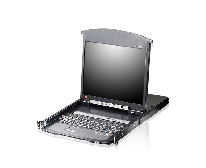 ATEN KL1516AIN-AX-XG rack console 48.3 cm (19") 1280 x 1024 pixels Metal Black 1U