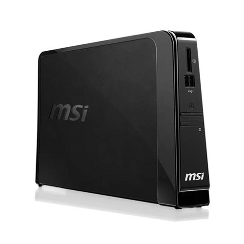 MSI Wind Box DE220-002FR Intel Atom® D510 2 GB DDR2-SDRAM 320 GB AMD Mobility Radeon HD 4330 Windows 7 Home Premium PC Black