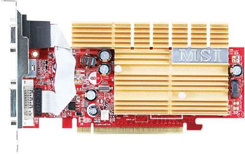 MSI NX7300GS-MD256EH-HD 256MB DDR2 PCI Express x16 64b GDDR2