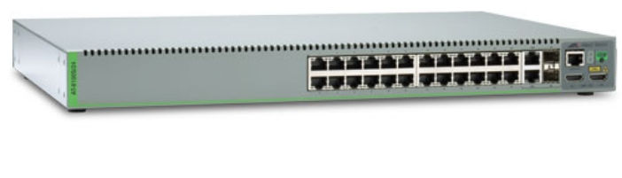 Allied Telesis AT-8100S/24 Managed L3 Gigabit Ethernet (10/100/1000) Green, Grey