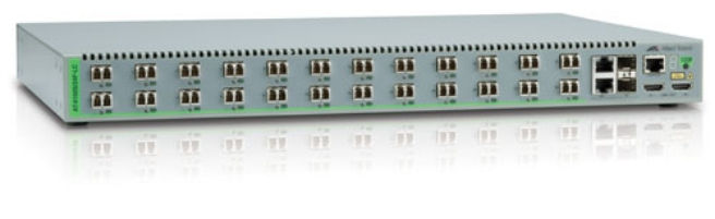 Allied Telesis AT-8100S/24F-LC Managed L3 Gigabit Ethernet (10/100/1000) Green, Grey