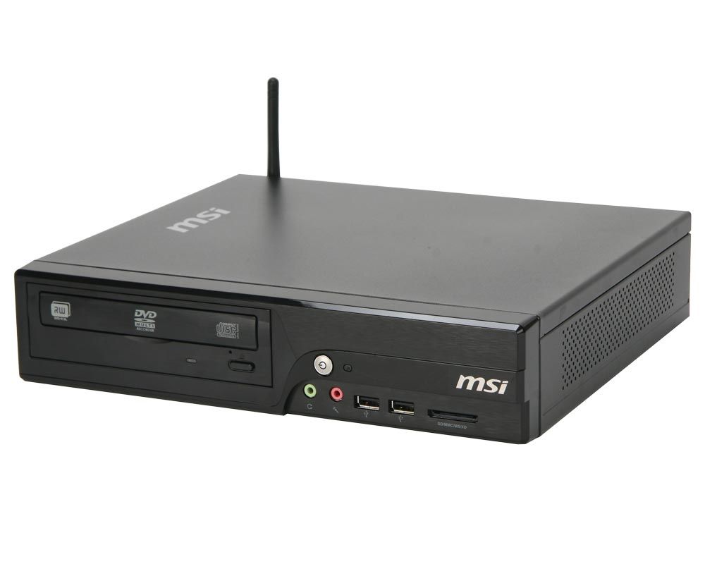 MSI Wind Box DE500-014X Intel Atom® D510 2 GB DDR2-SDRAM 500 GB AMD Radeon HD 4330 FreeDOS PC Black