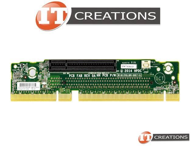 HPE DL160 Gen9 CPU1 Primary PCIe Riser Board 779098-001