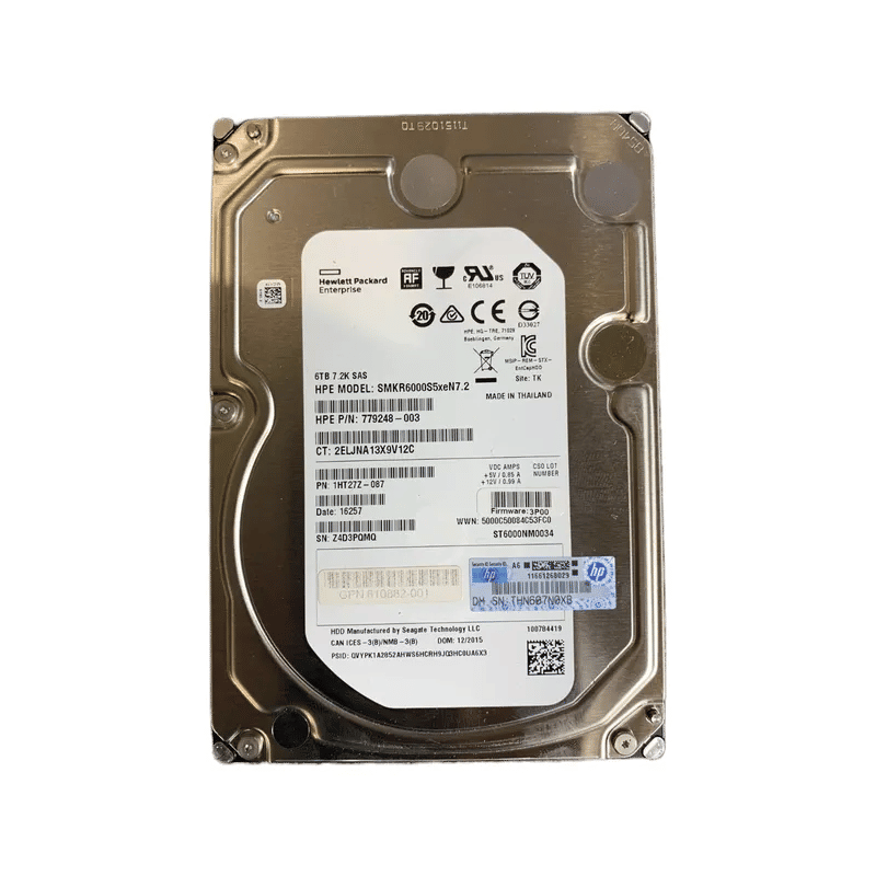 779248-003 - HP 6TB 7200RPM SAS 6Gb/s 3.5-in Hard Drive