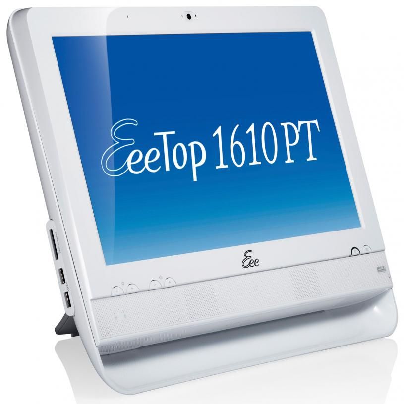 ASUS ET ET1610PT-W0237 All-in-One PC/workstation Intel Atom® 39.6 cm (15.6") 1366 x 768 pixels Touchscreen 2 GB DDR2-SDRAM 250 GB Intel® GMA 3150 Windows 7 Home Premium White