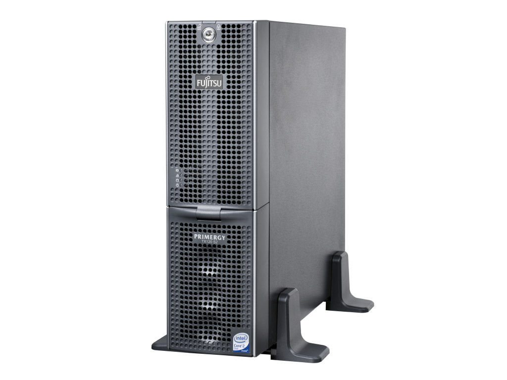 Fujitsu PRIMERGY TX120 S2 server 0 GB Tower Intel® Core™2 Duo P8400 2.26 GHz 4 GB DDR2-SDRAM