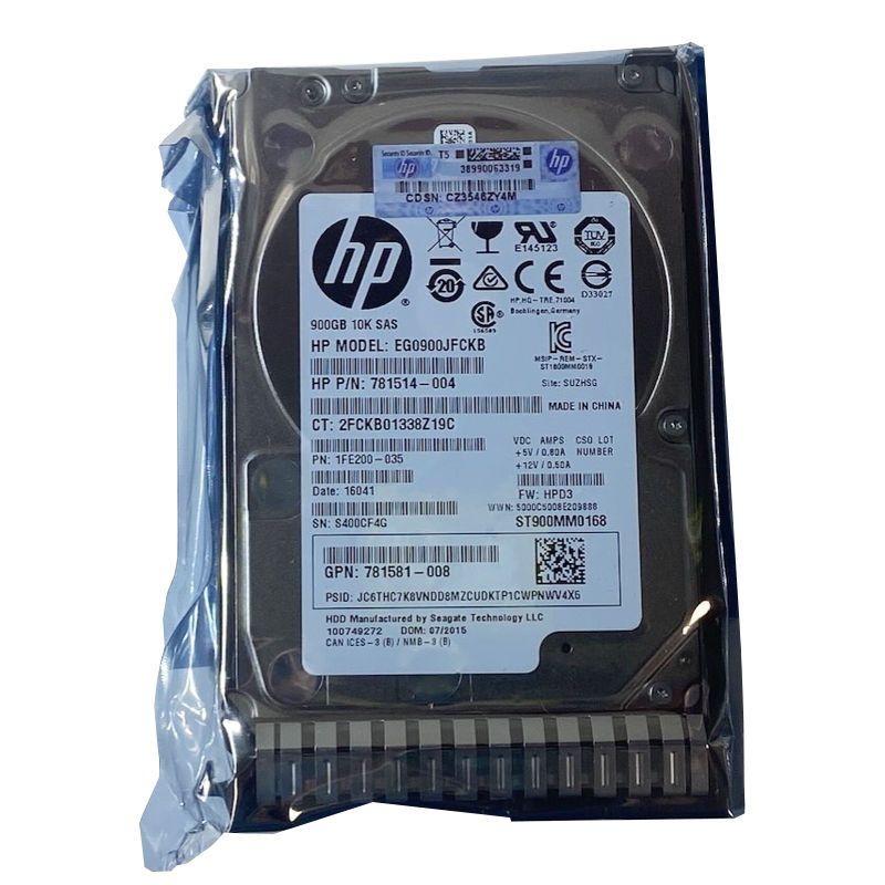 781514-004 - HP 900GB 10000RPM SAS 2.5-Inch Hard Drive