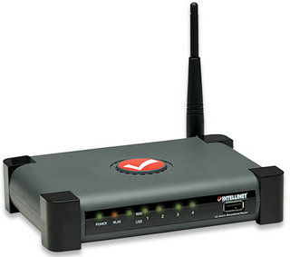 Intellinet 524940 wireless router Fast Ethernet Grey