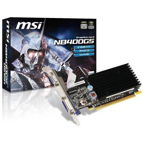 MSI V240-013R graphics card NVIDIA GeForce 8400 GS 0.5 GB GDDR2