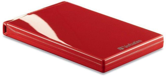 Verbatim 320GB Acclaim external hard drive 5400 RPM 2.5" USB 2.0 Red